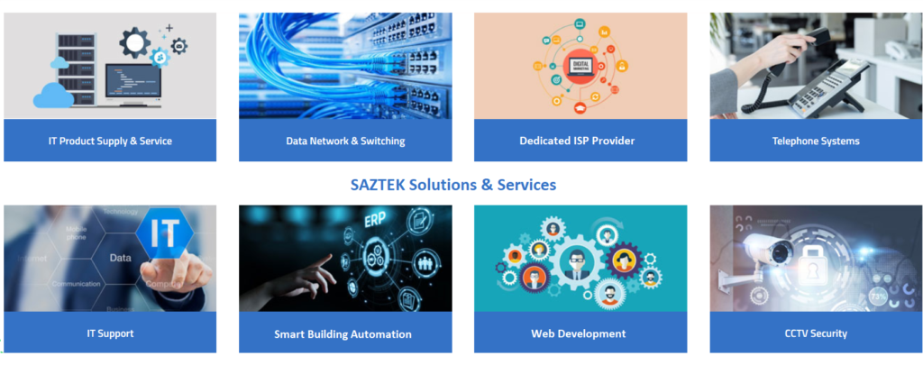 Solutions & Services – SAZTEK
